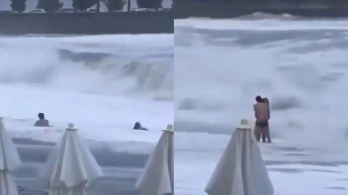 EL MAR SE TRAGÓ A UNA JOVEN QUE ESTABA EN LA ORILLA JUNTO A SU NOVIO