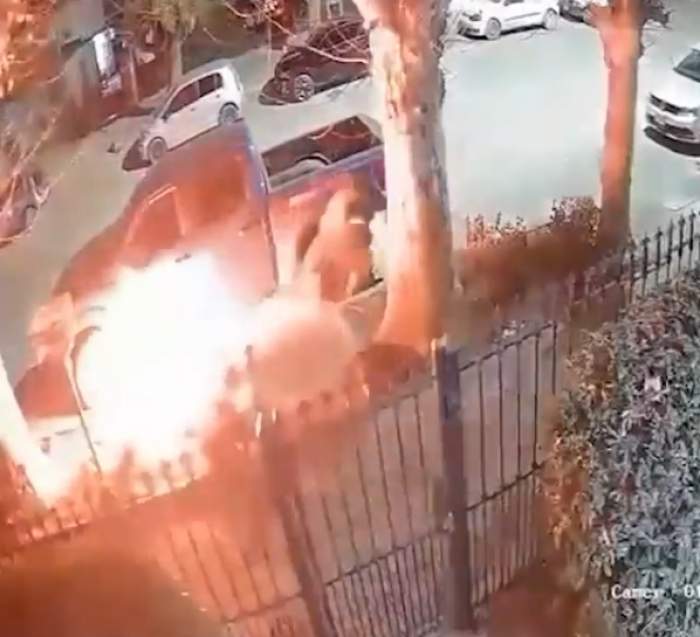 INCENDIARON UNA CAMIONETA QUE PERTENECE A MARCOS ROJO