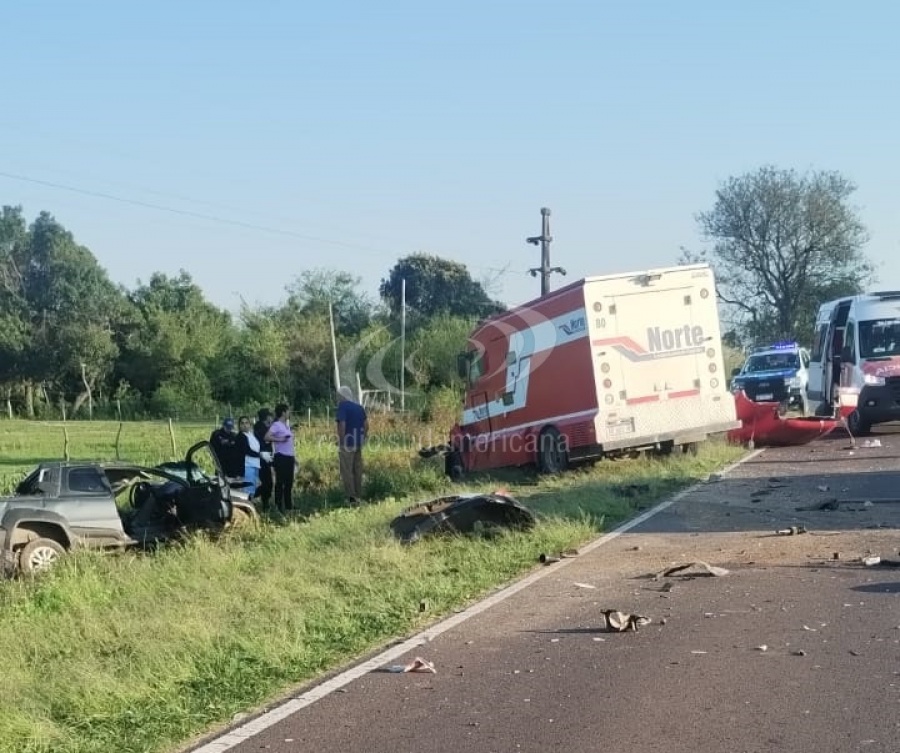 CHOQUE ENTRE UNA CAMIONETA Y UN CAMIÓN DE CAUDALES DEJÓ UN MUERTO